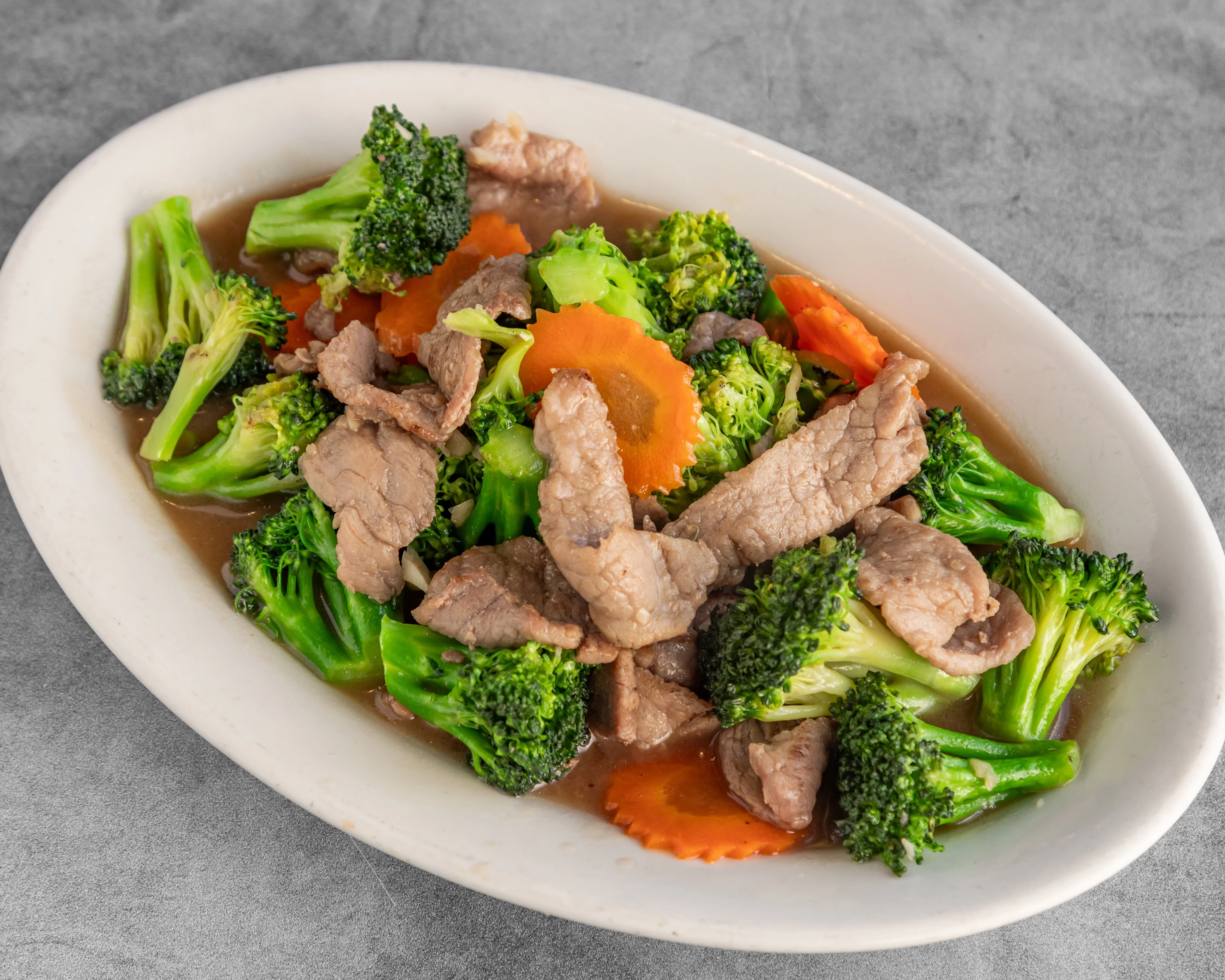 Delicious broccoli dish from Suki Time Thai Restaurant