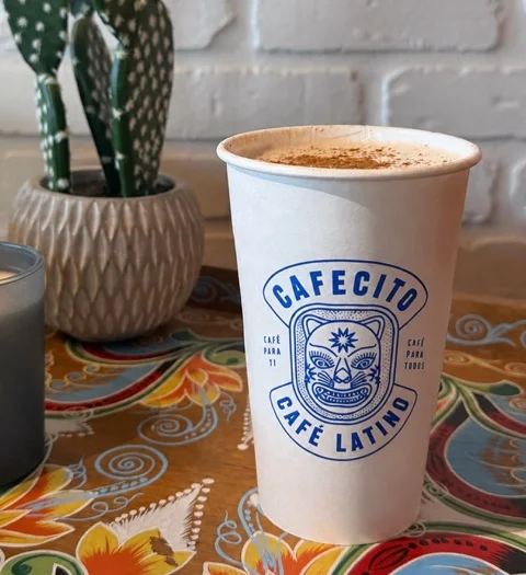 Iced coffee with whipped cream