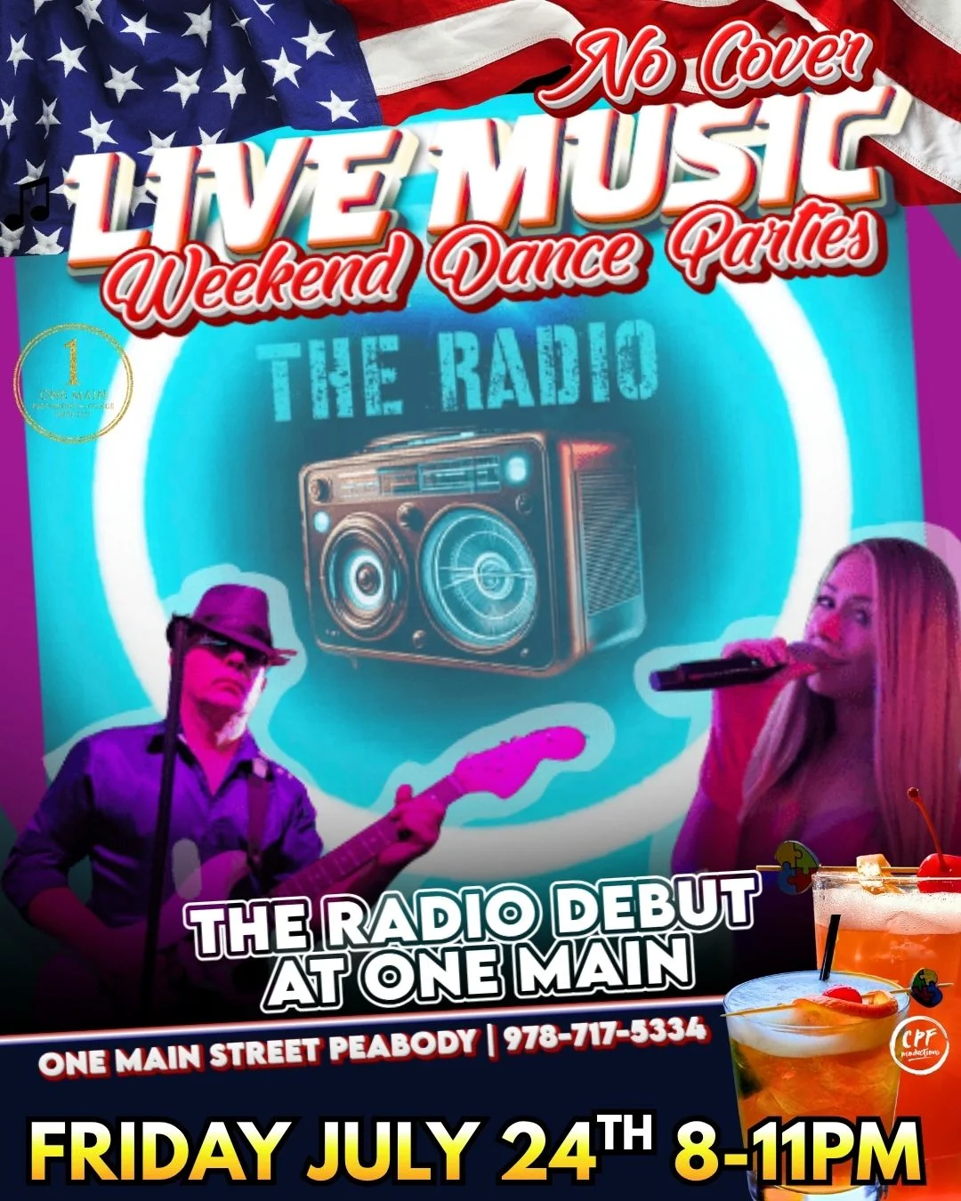 Lively dance party with live music at a restaurant