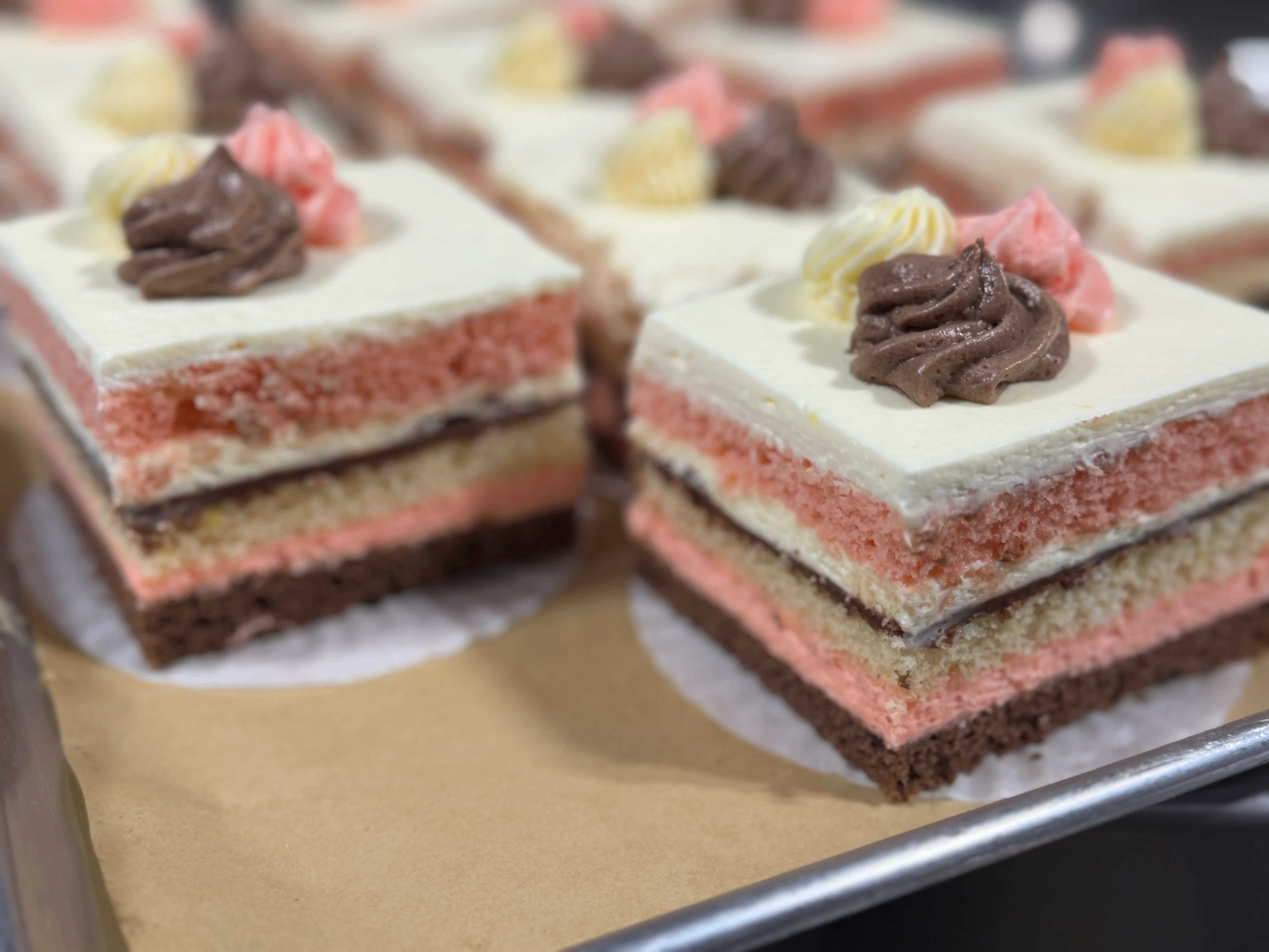 large selection of sweets
