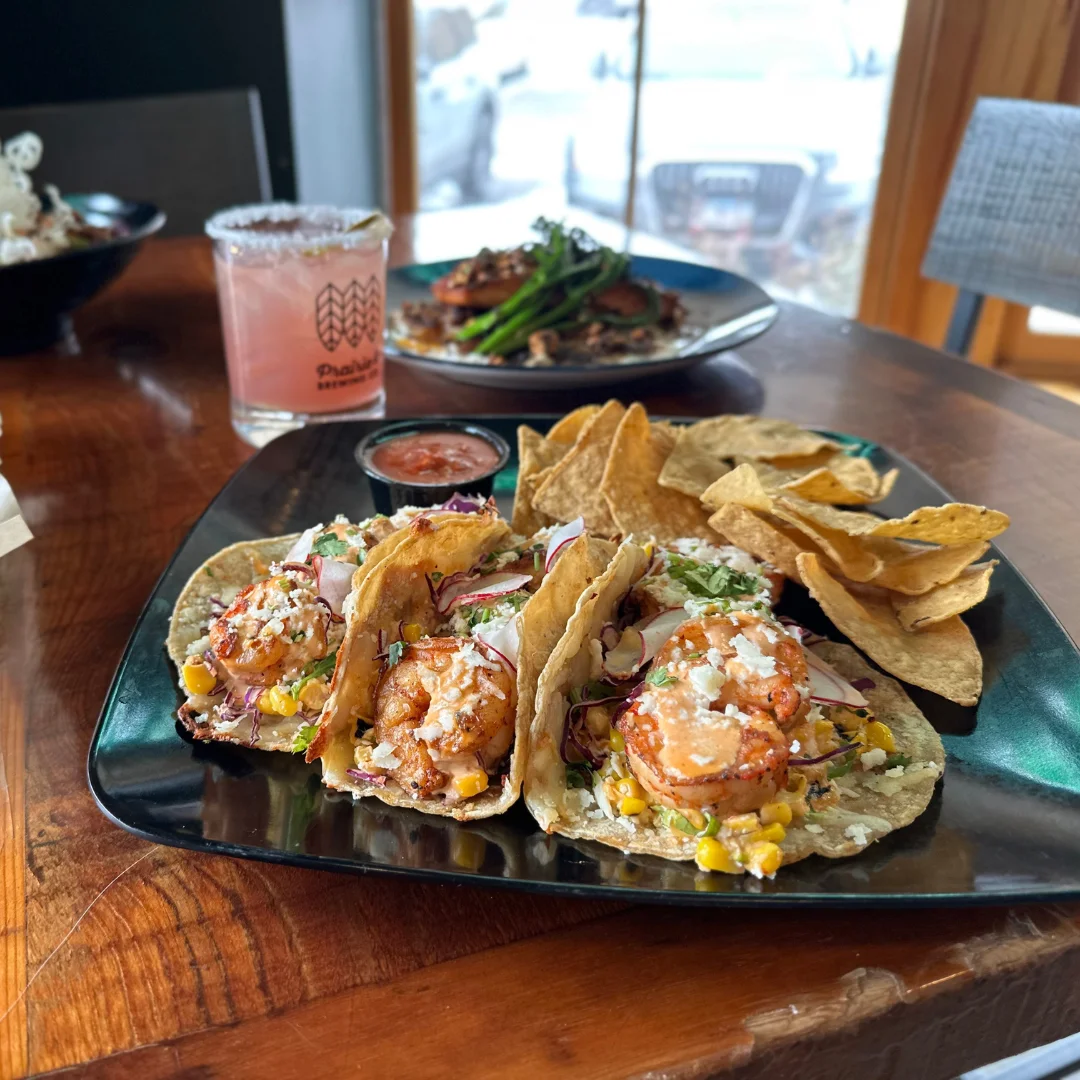 Street Corn Shrimp Tacos