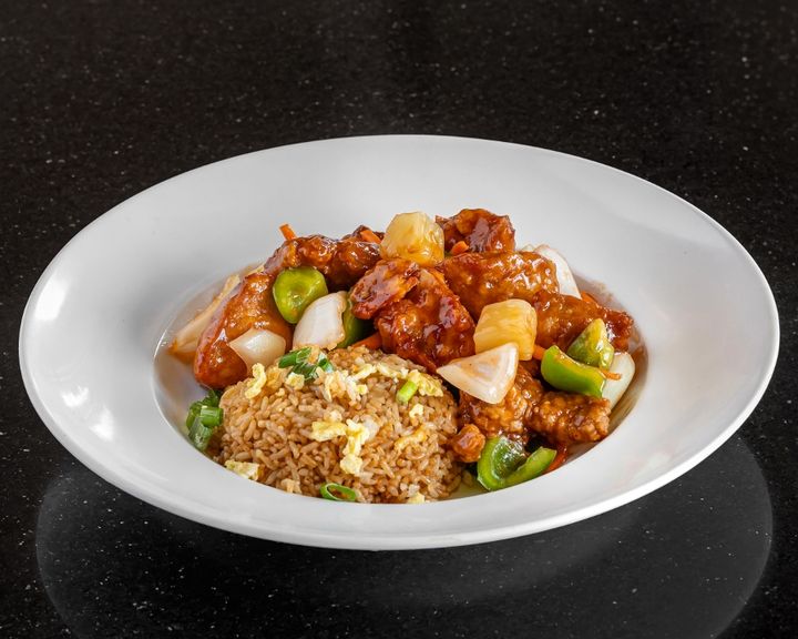 SWEET & SOUR PORK COMBO MEAL