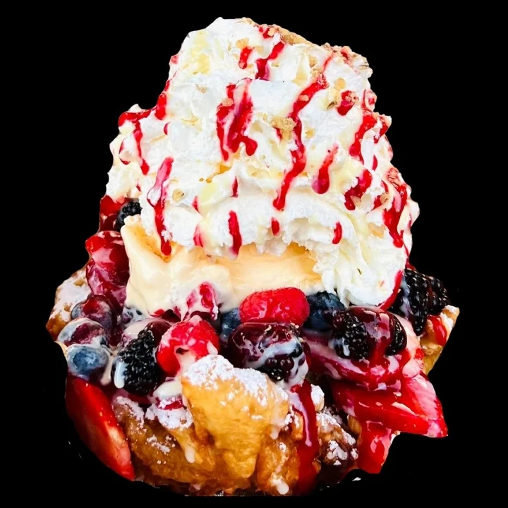 Berry Berries Funnel Cake