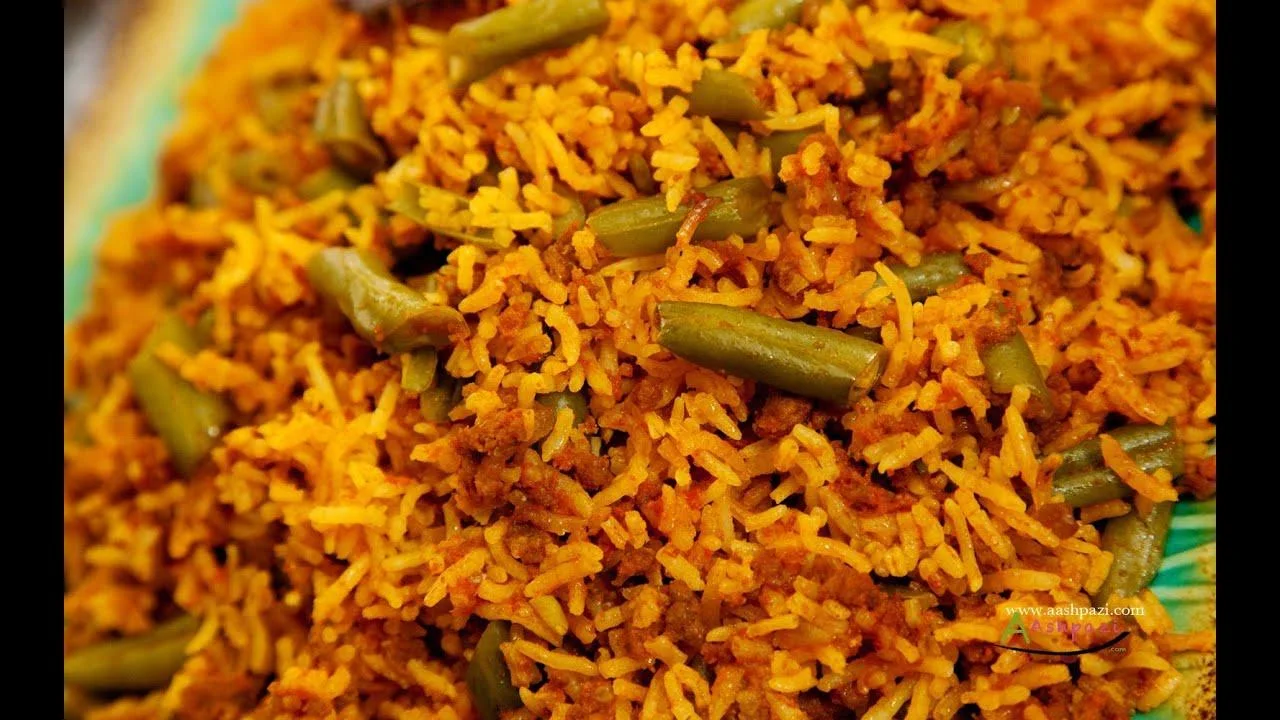Full Pan Lubia Polo With Meat - C