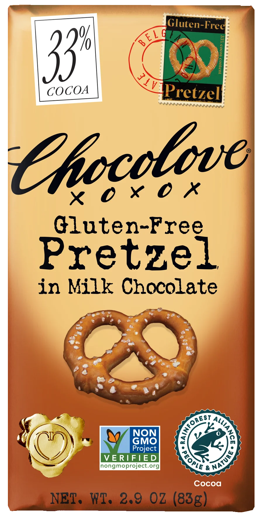 Chocolate GF Pretzel Milk Chocolate
