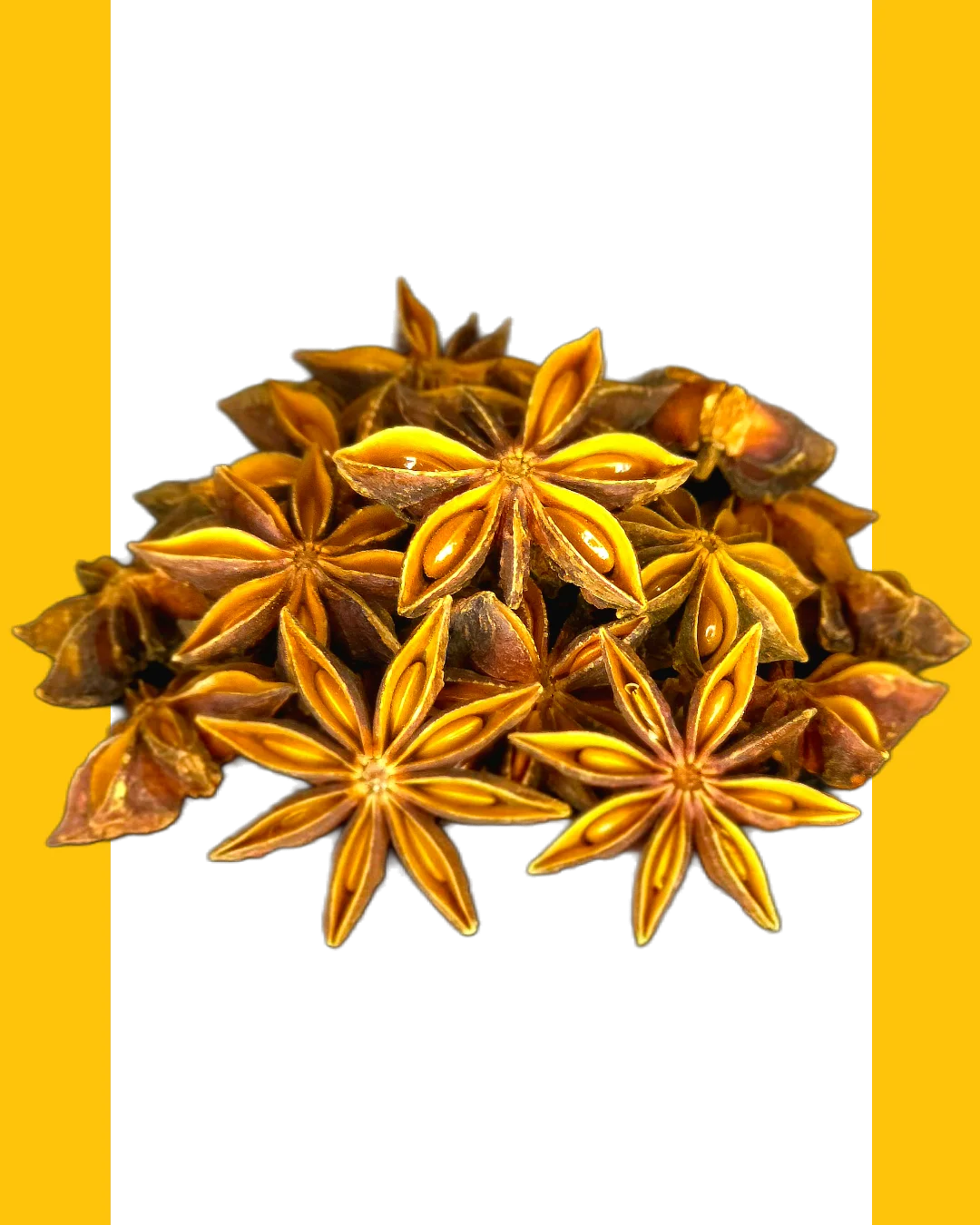Star anise spice used in Asian cuisine