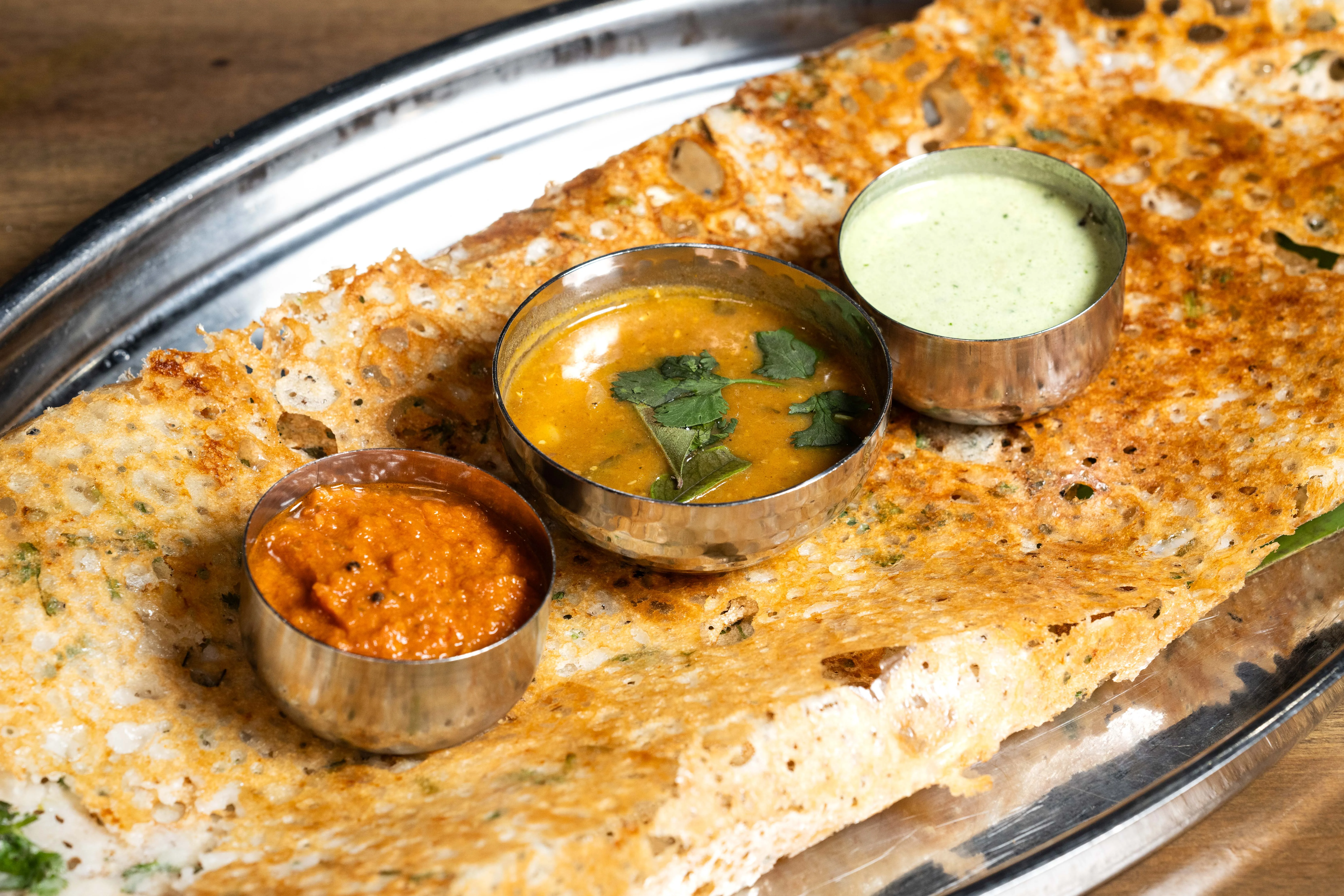 Anjappar Charlotte - Rava Dosa