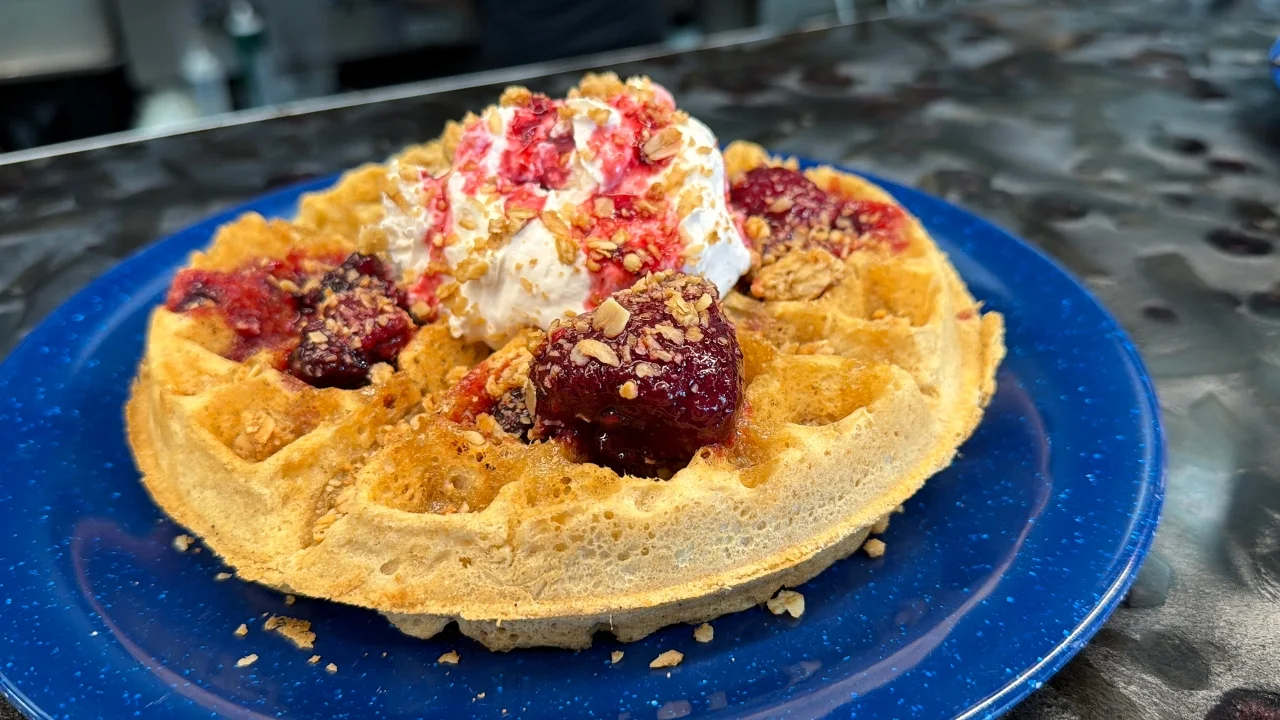 Oat Waffle Parfait