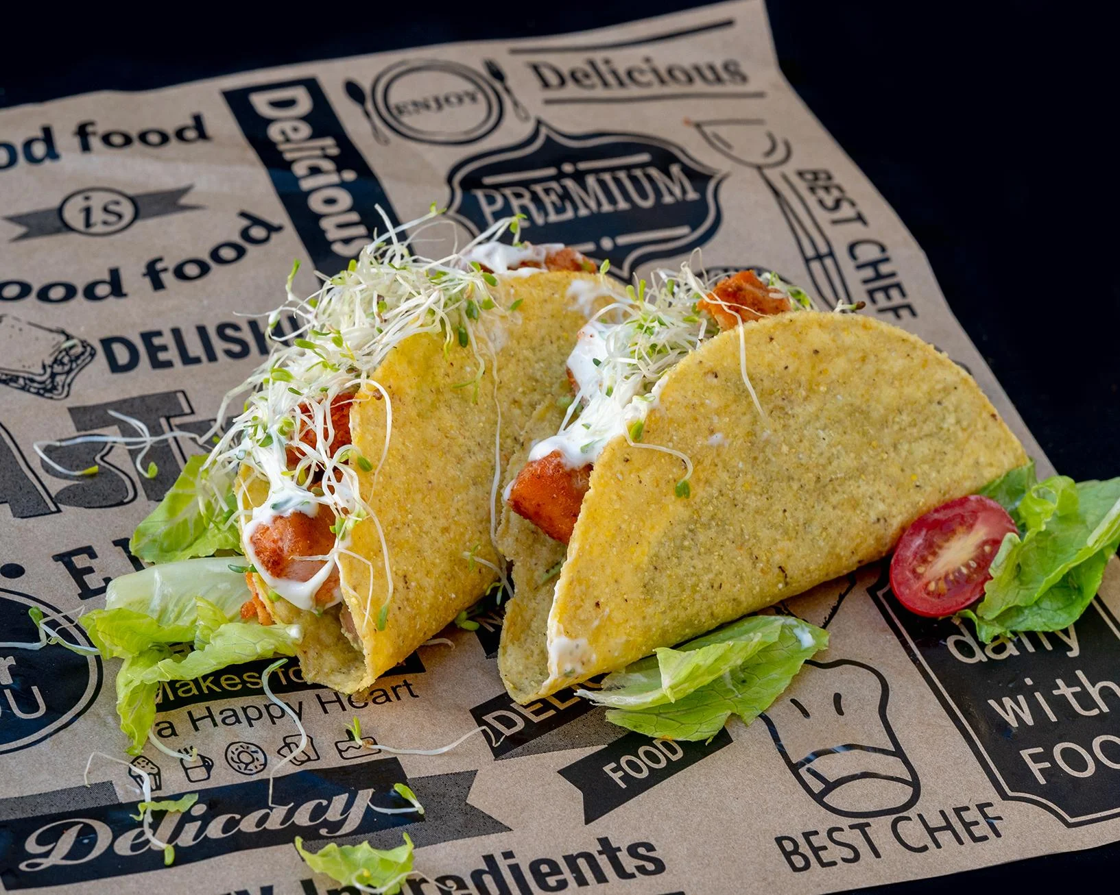 Salmon Guac Tacos