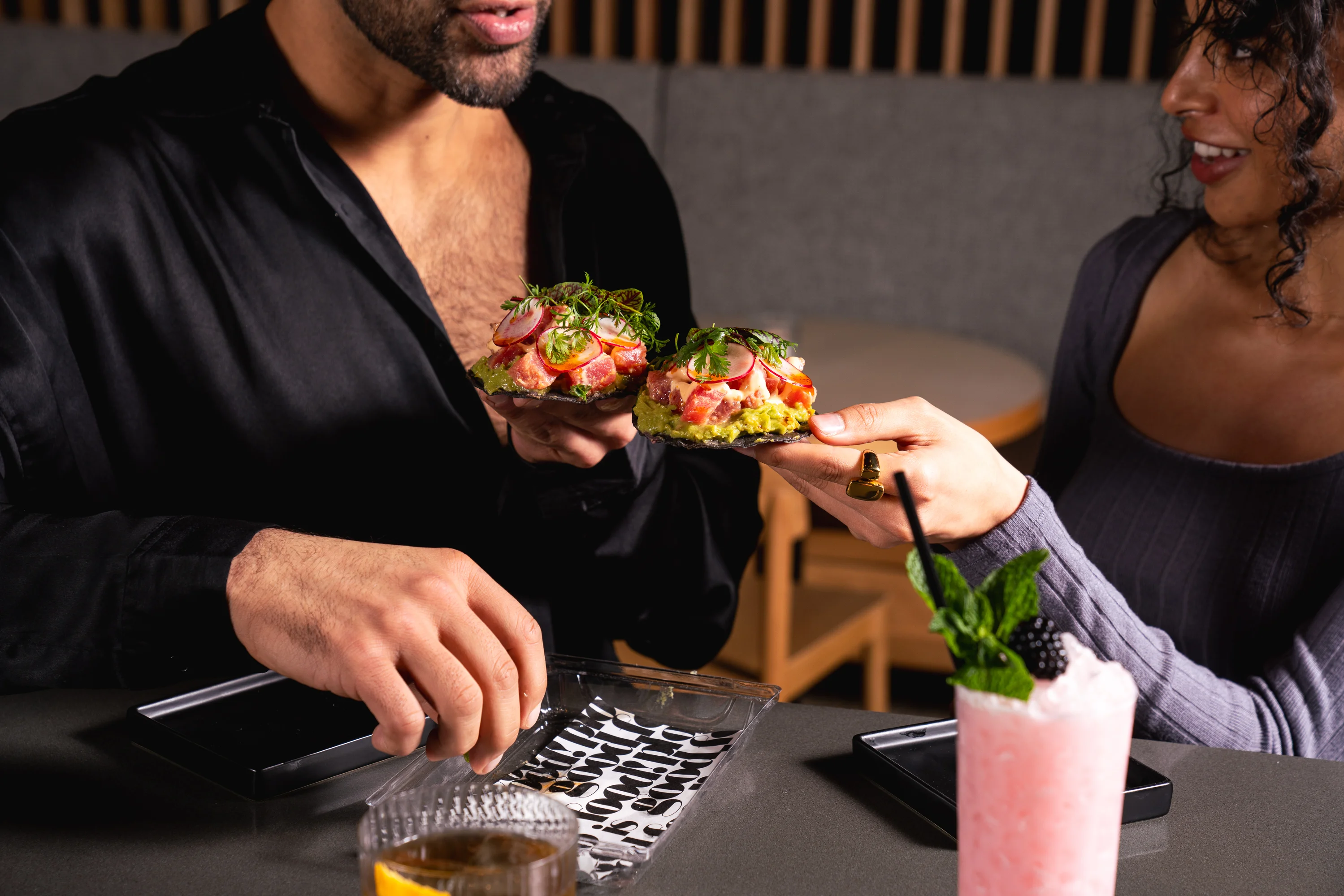 TUNA CEVICHE BEST MARISCOS COCKTAILS