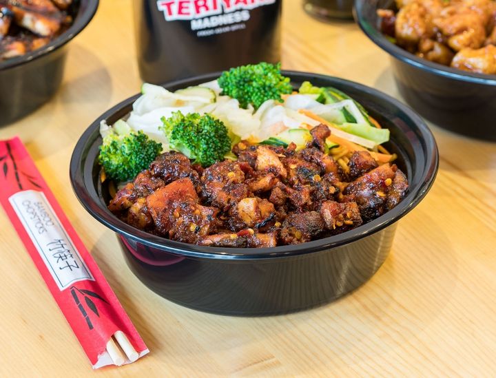 Sarah's Cafe Teriyaki Madness - Orange Chicken Bowl