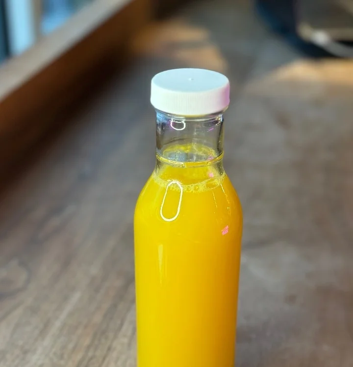 Fresh squeezed orange juice