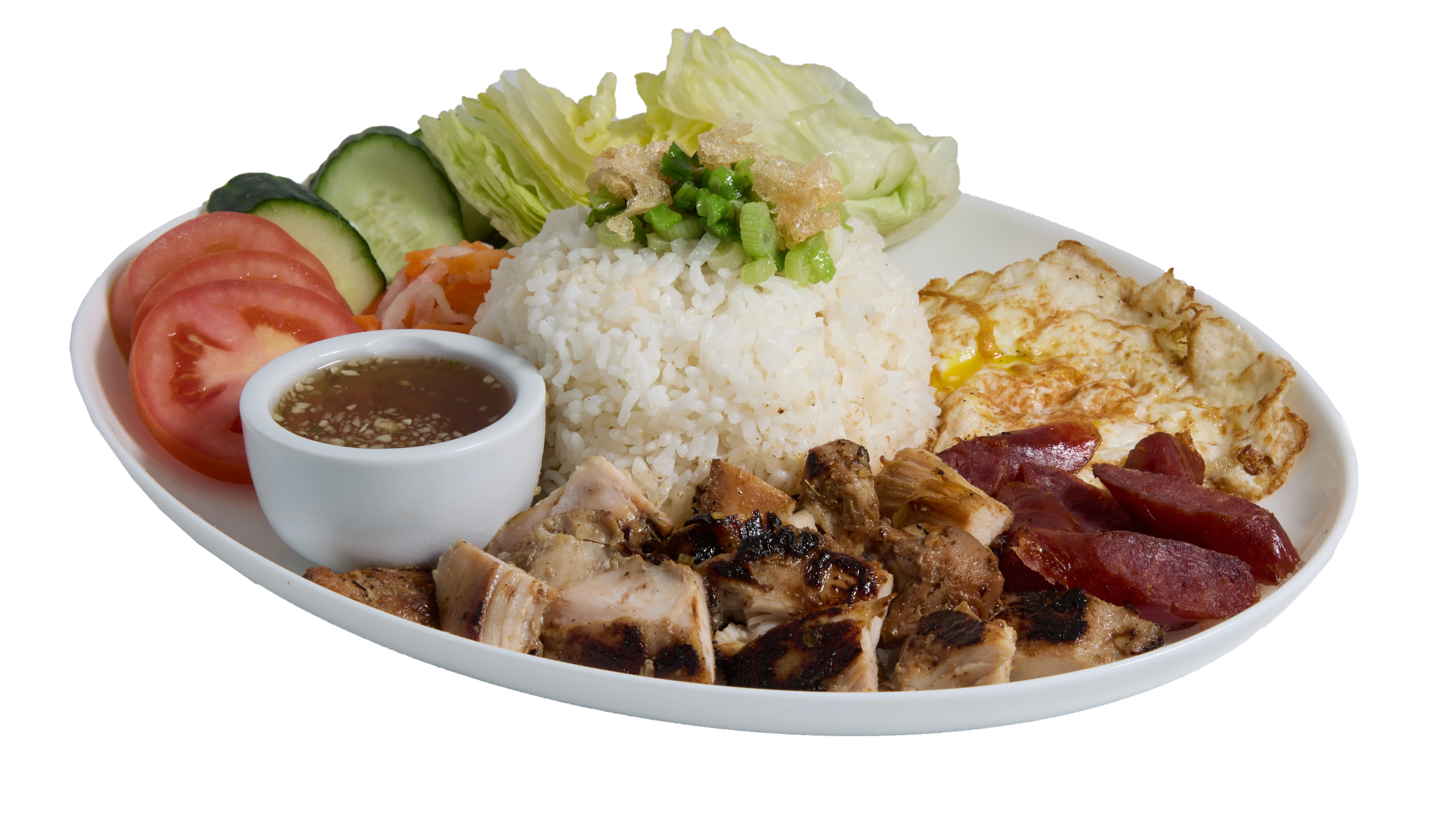 A delicious Yoki Deluxe Plate featuring vibrant, fresh ingredients.