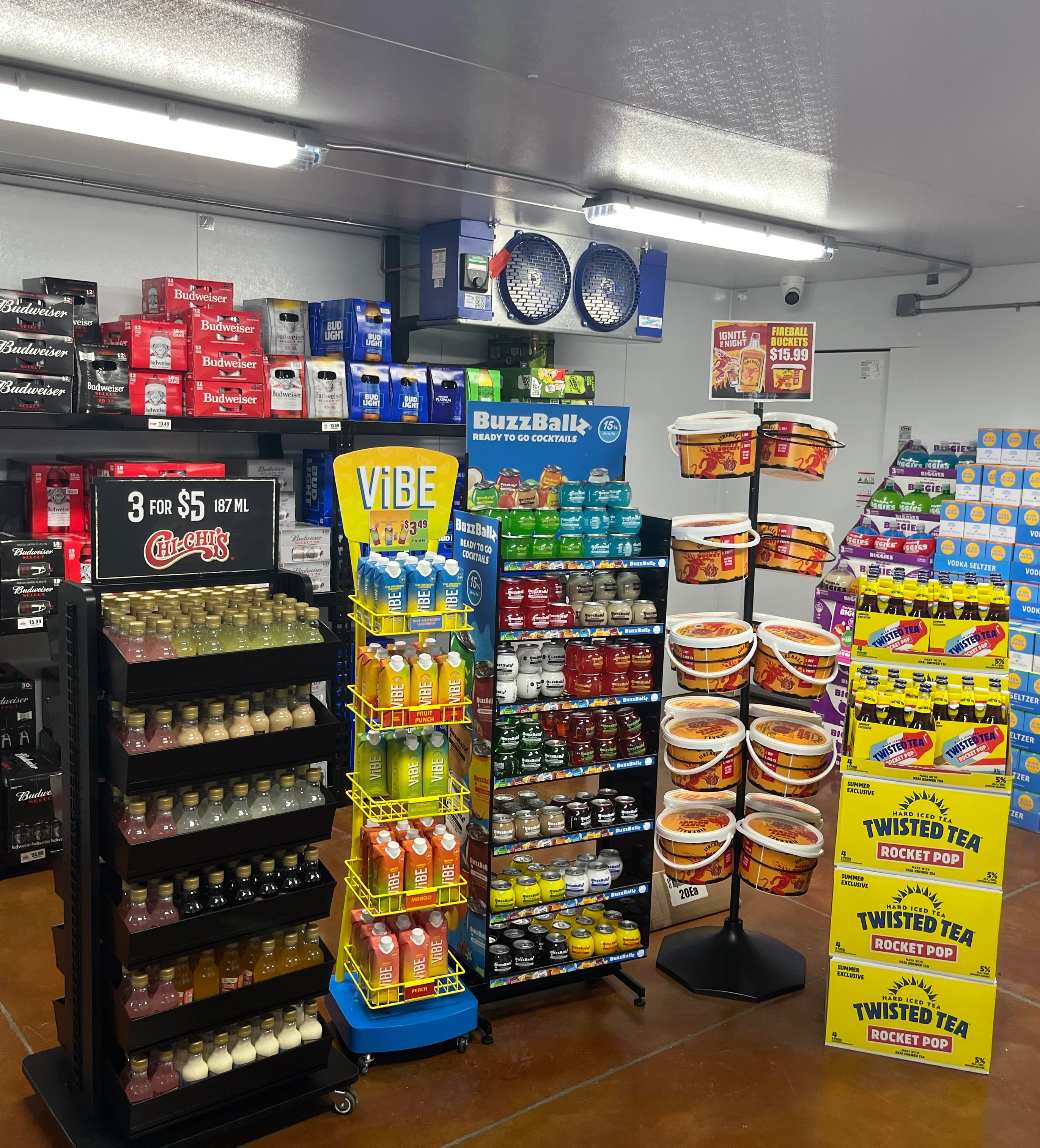 A beautiful display of beer cases at Sav-On