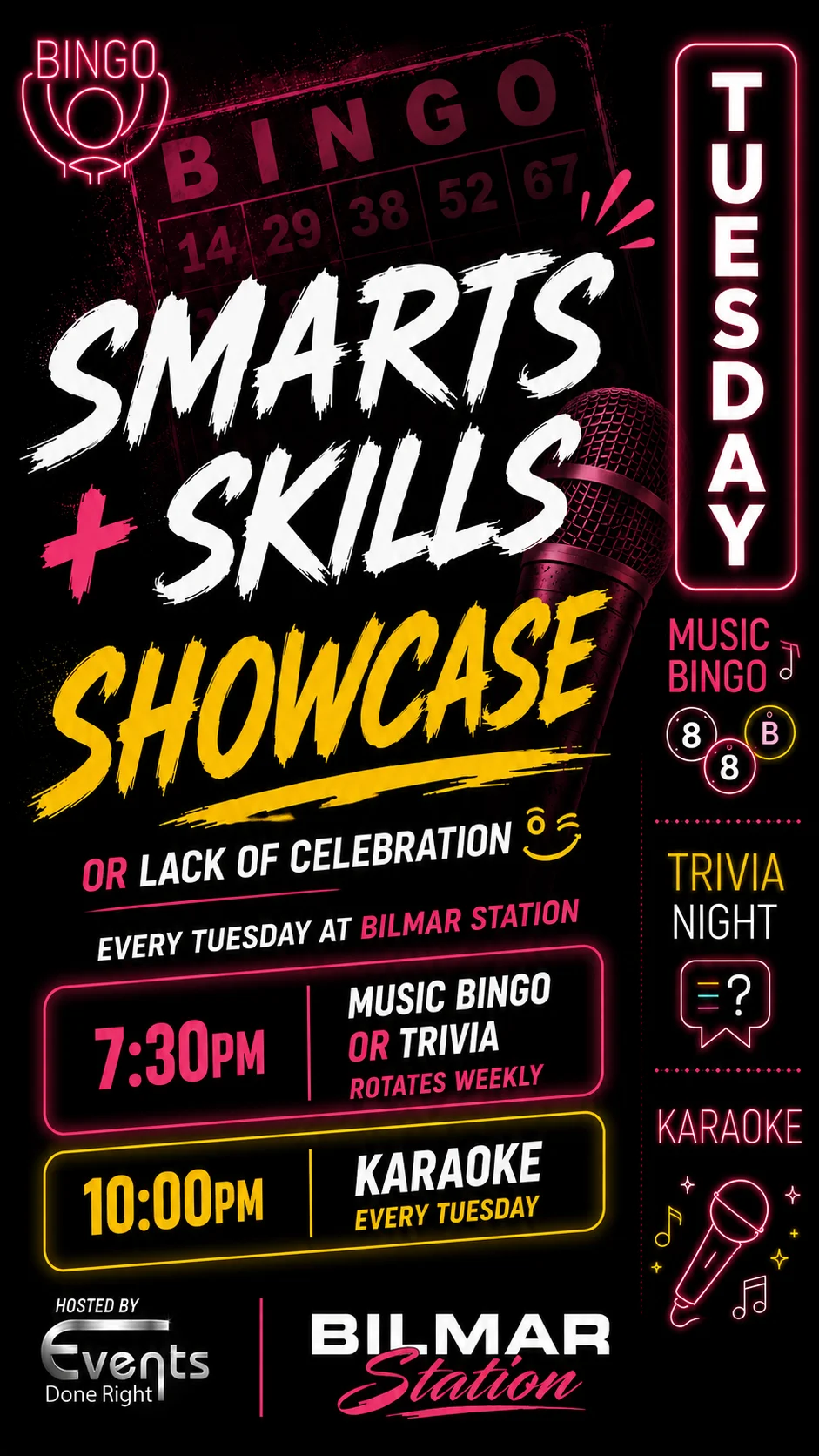 Trivia Music Bingo Karaoke