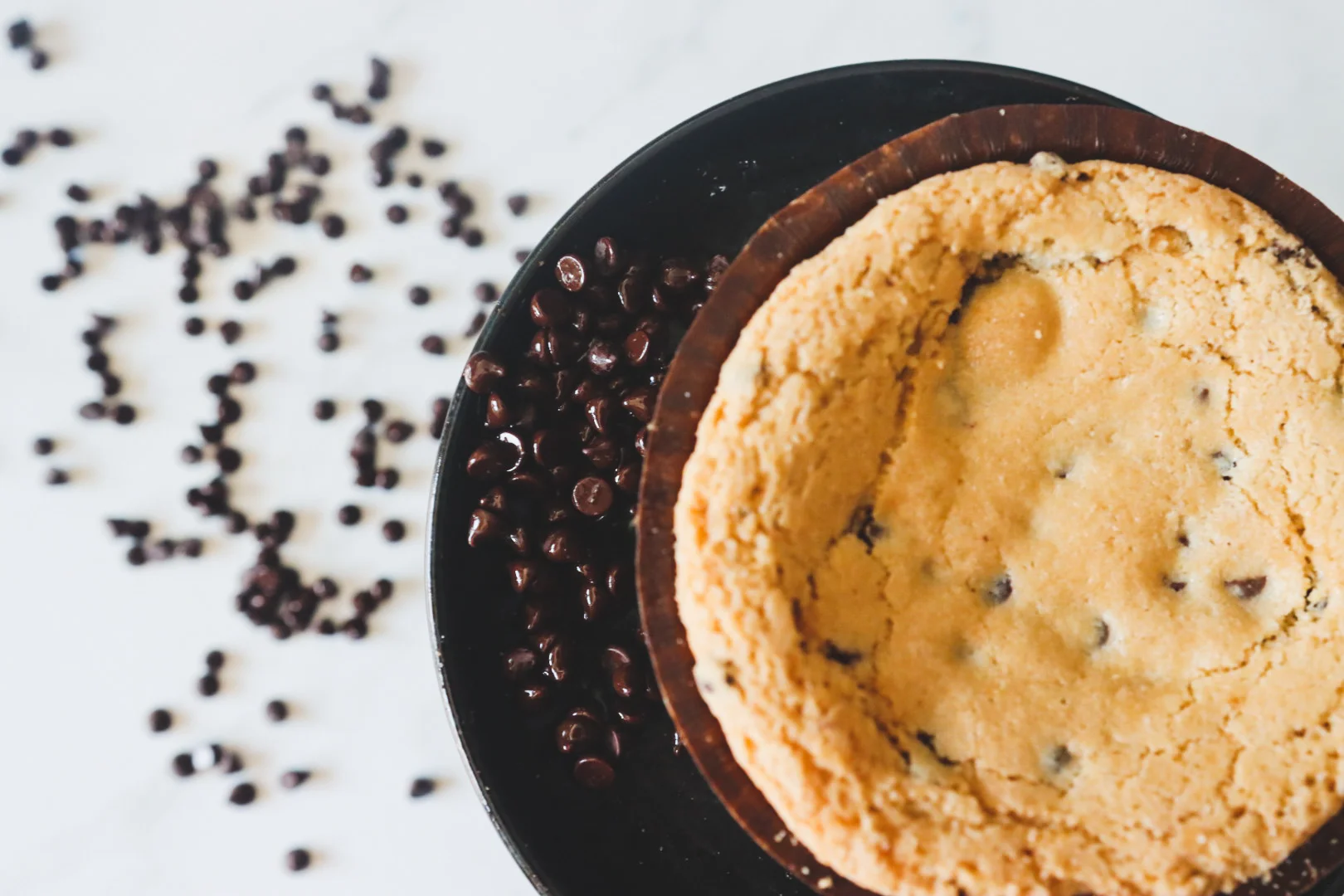 Delicious brookie dessert featuring layers of brownie and cookie.