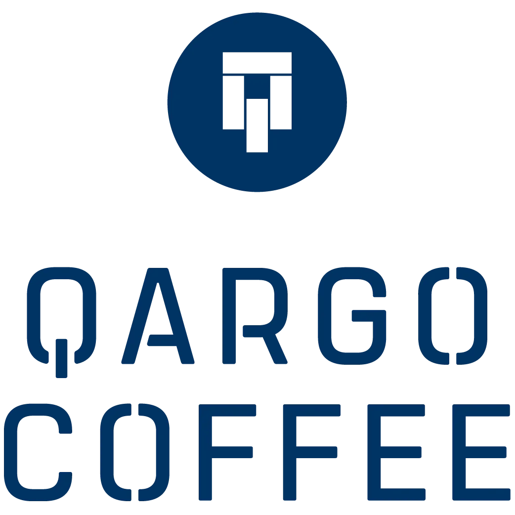 A logo featuring a minimalist design with a stylized letter inside a circle.