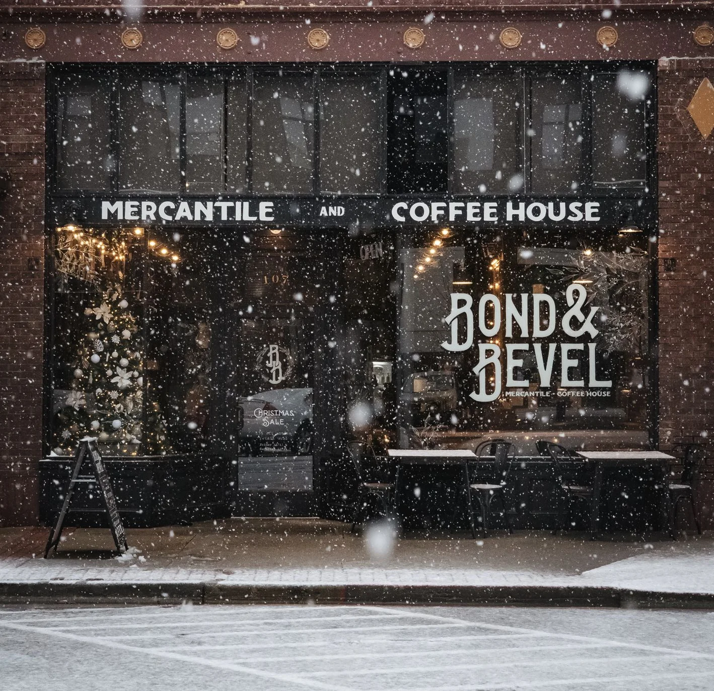 Bond and Bevel store front