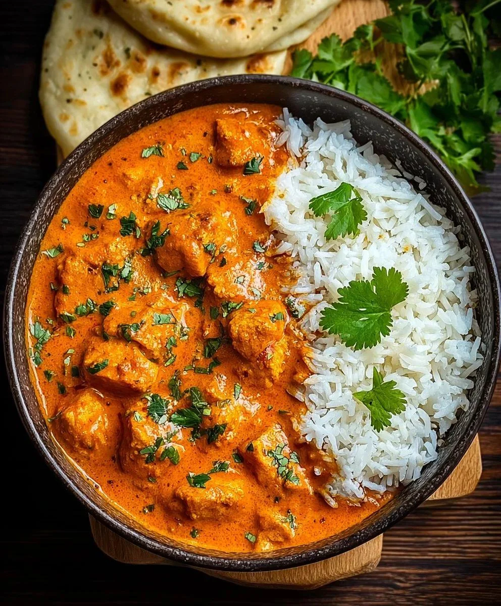 Butter Chicken Rice Bowl