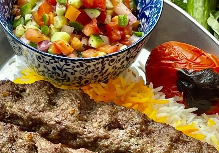 Experience authentic Persian cuisine, including kabobs, saffron rice and hearty stews.