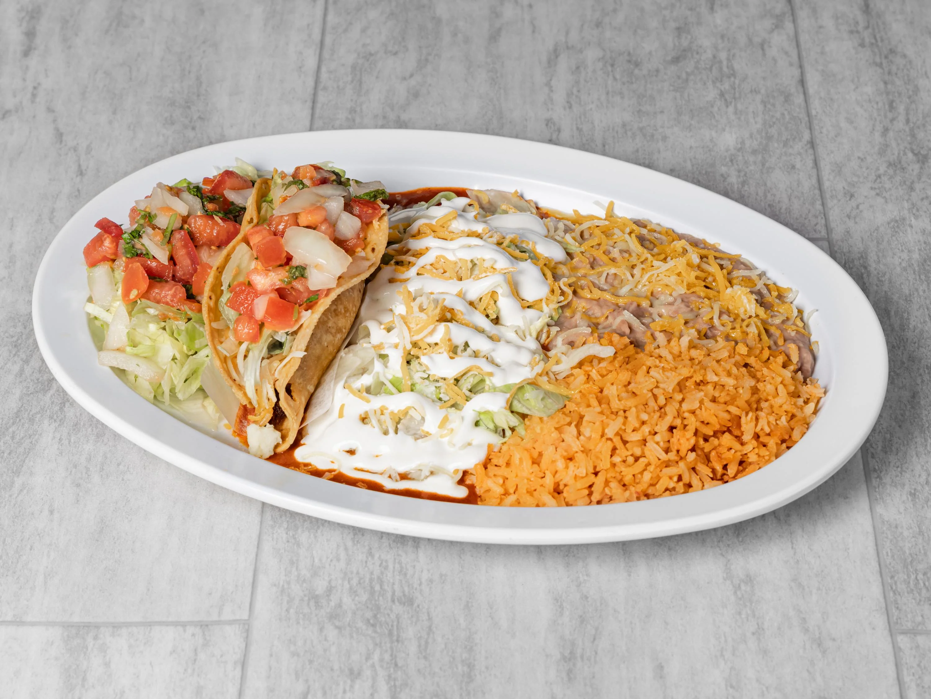 #12 Hardshell Taco & Enchilada