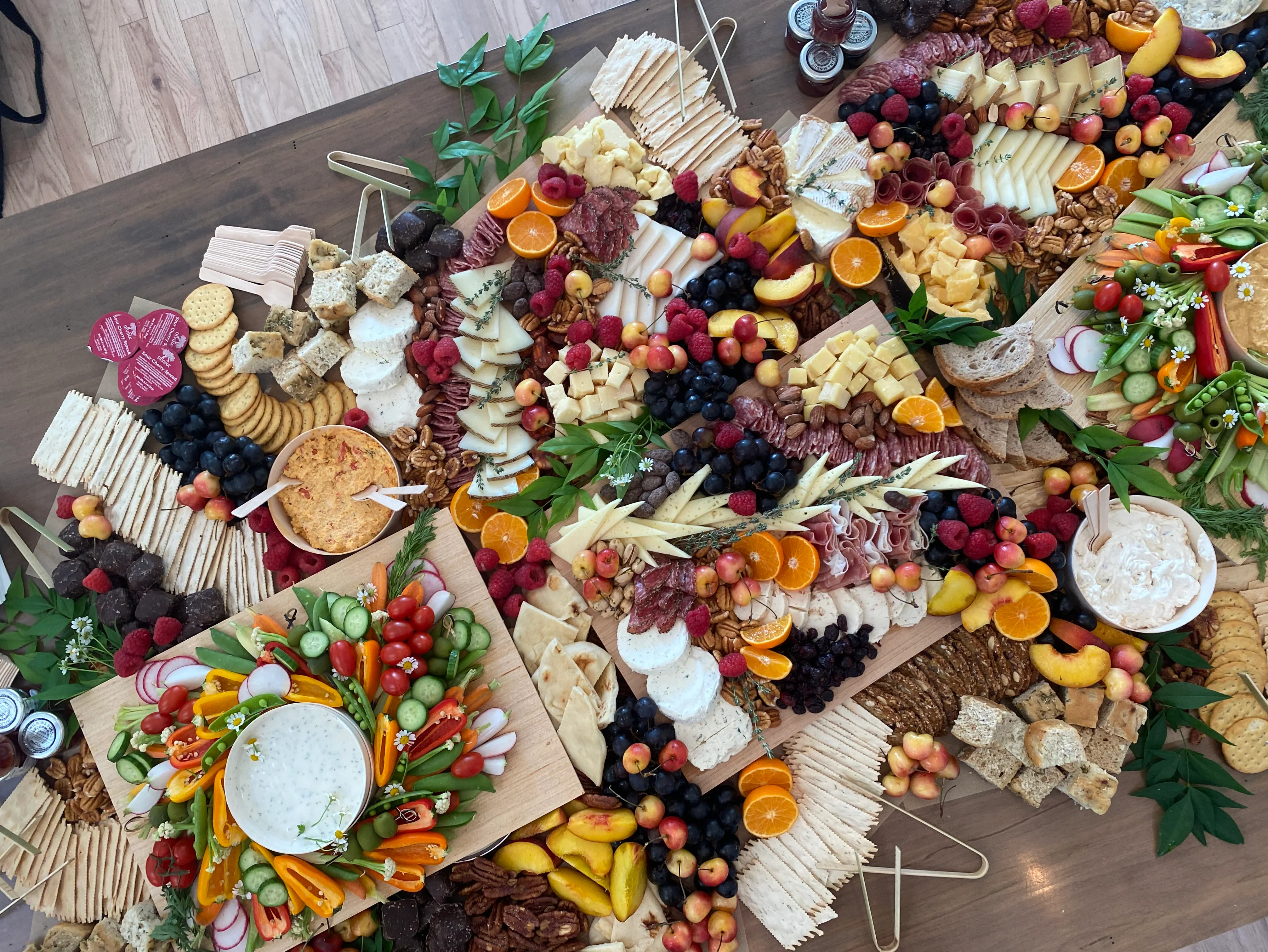 Single Serve Cheese & Charcuterie Boats