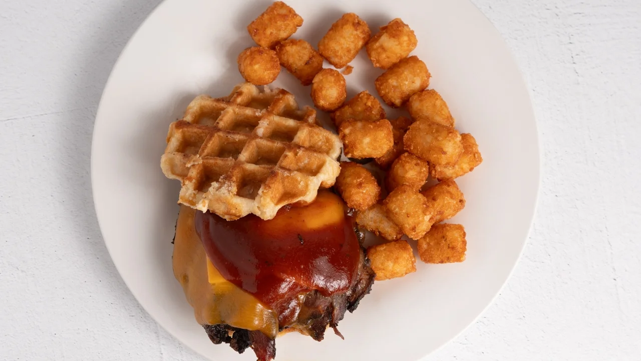 Smoked Waffle Brisket