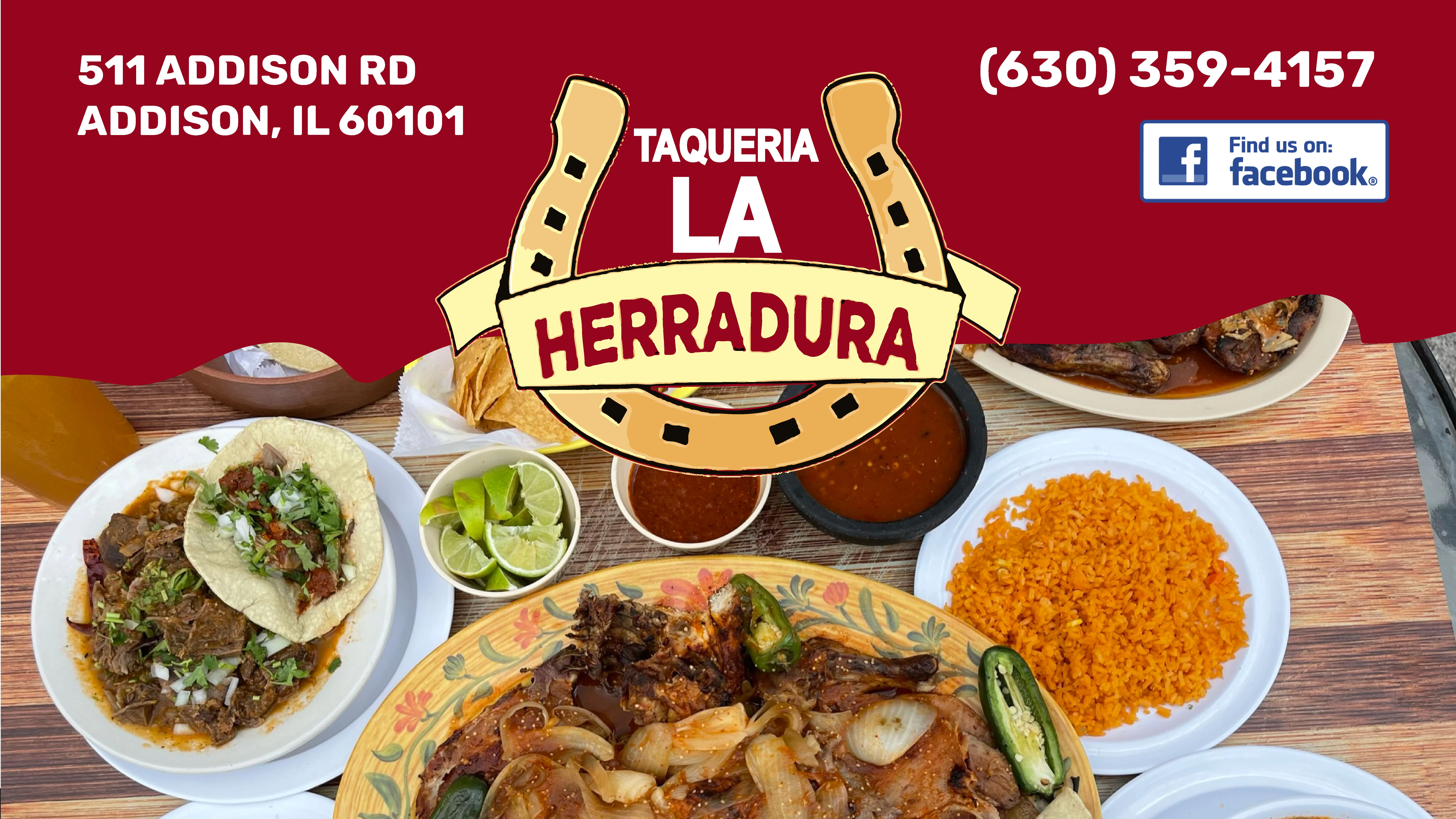 Authentic Mexican tacos with grilled meats and sides