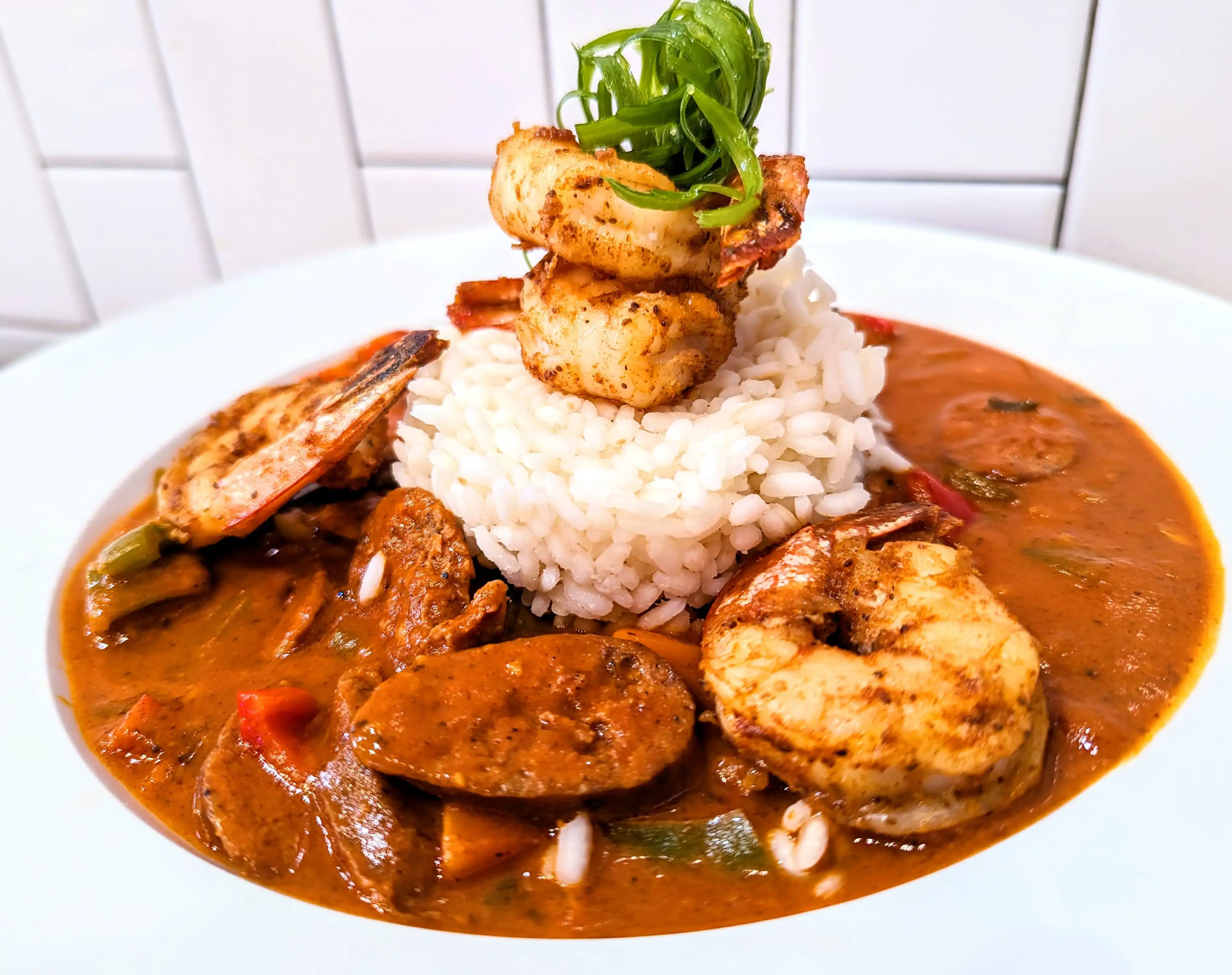 jambalaya with rice