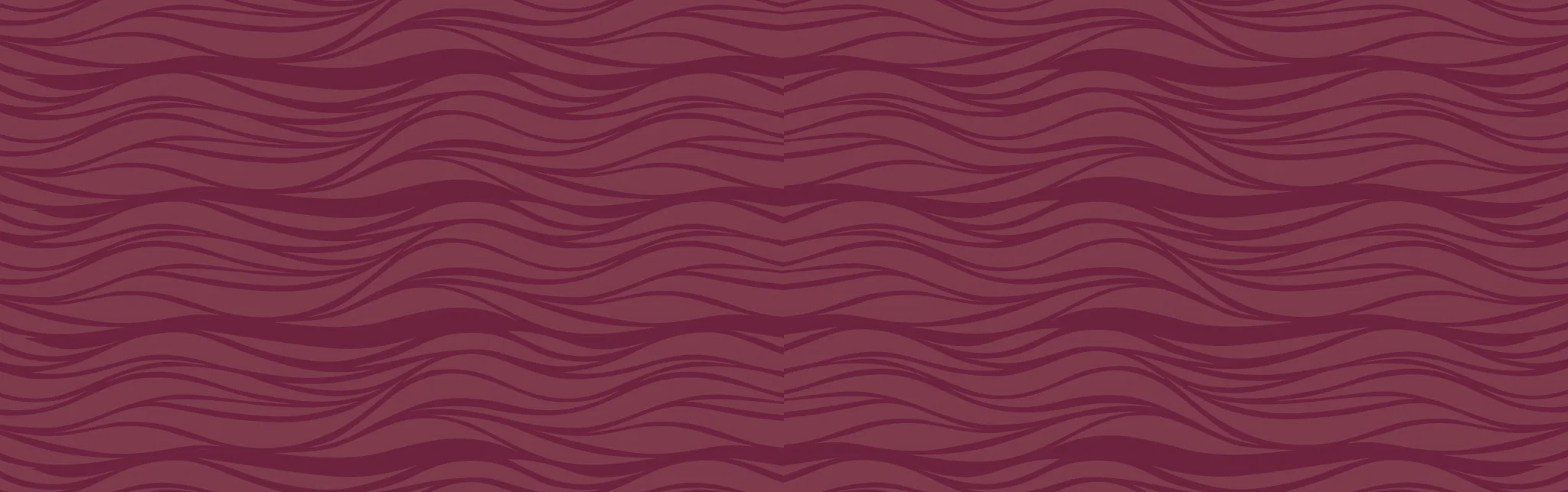 Elegant wavy pattern in deep burgundy color
