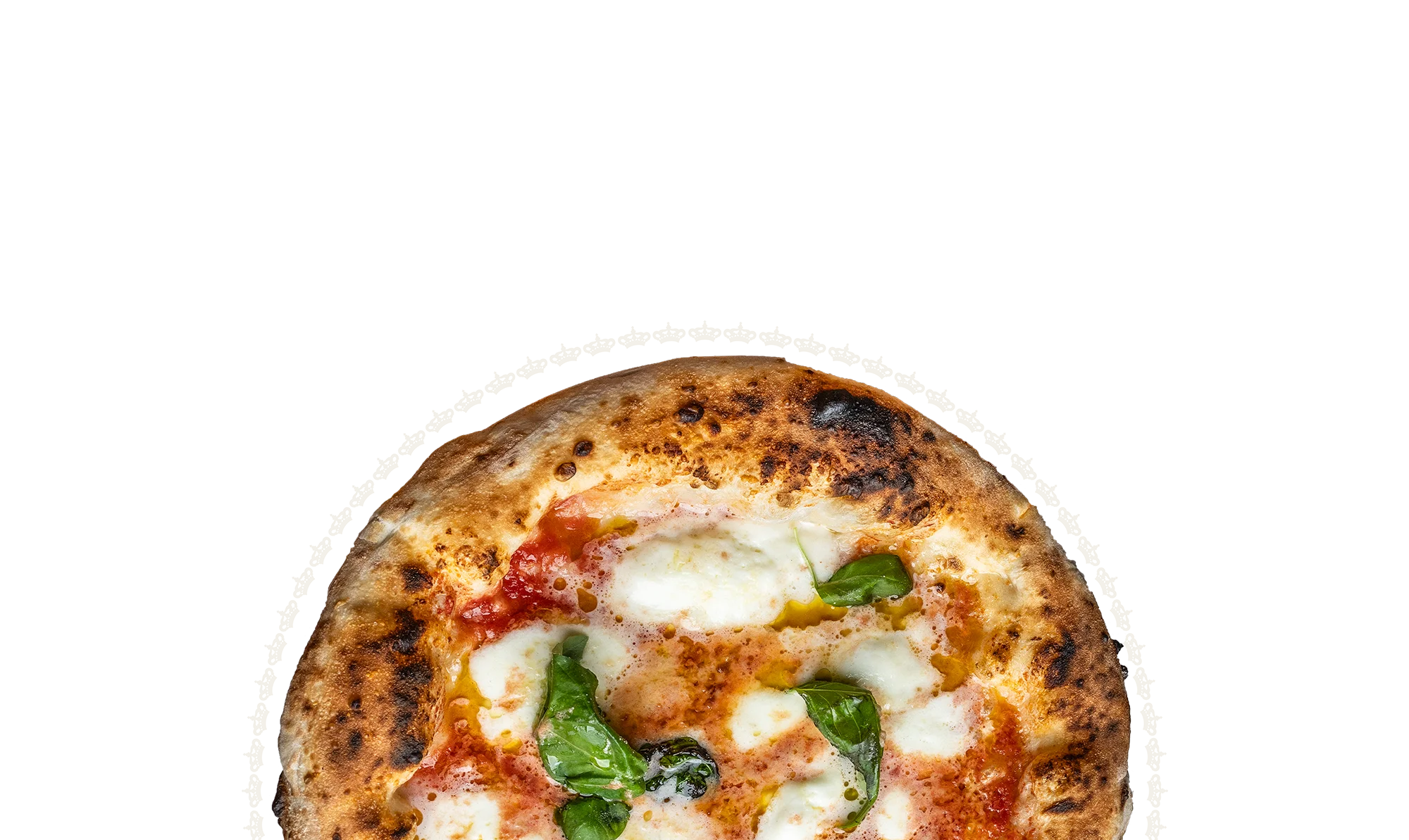 Delicious pizza with fresh toppings on a wooden table.