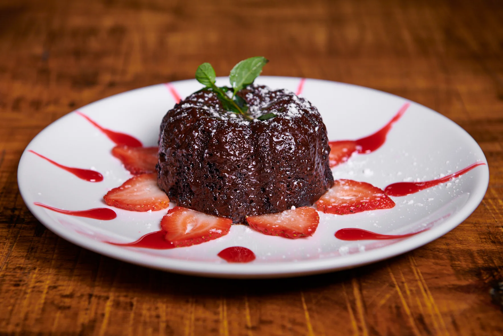 A fresh made dessert