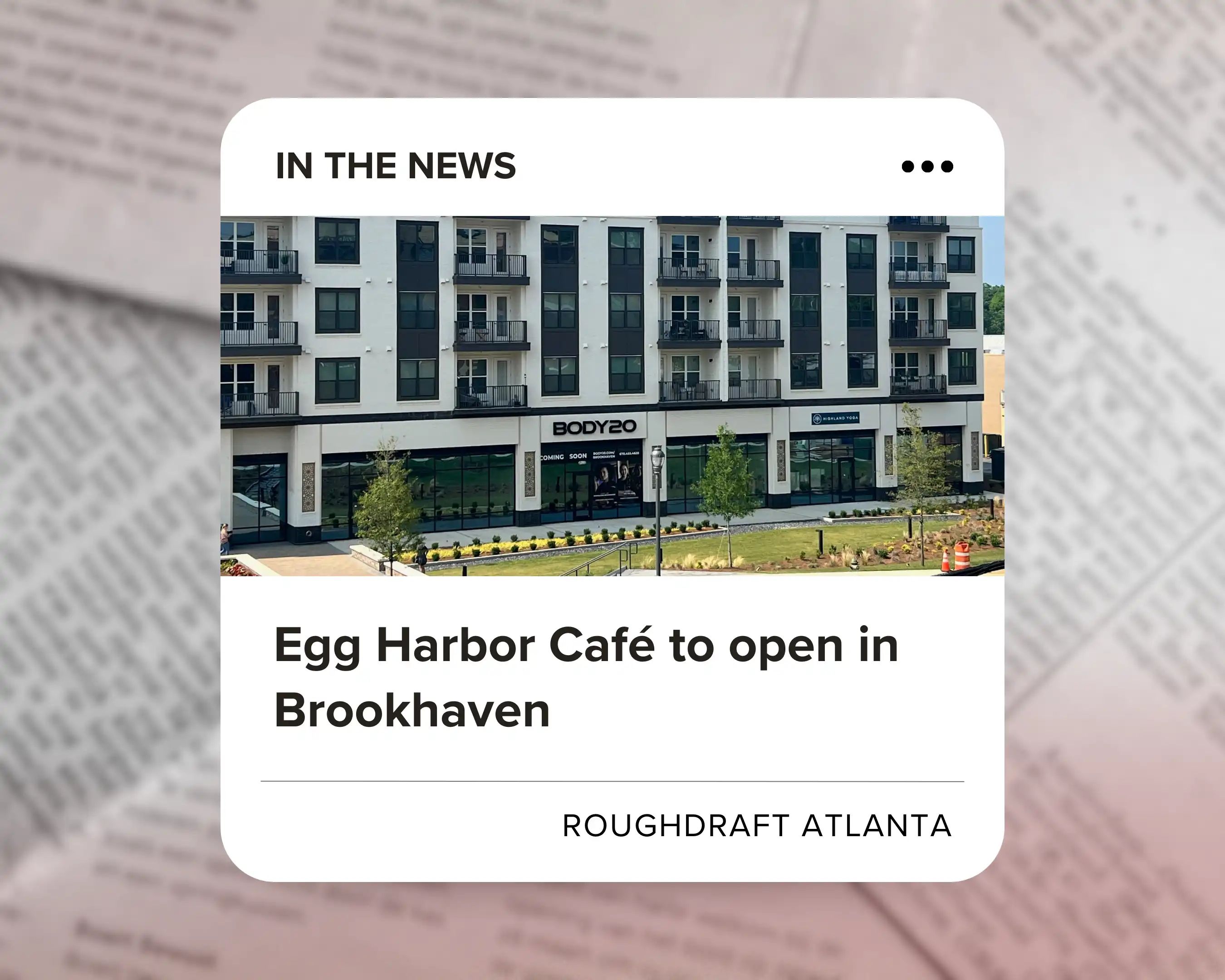 Egg Harbor Cafe to open in Brookhaven - Roughdraft Atlanta