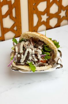 Beef Shawarma Pita