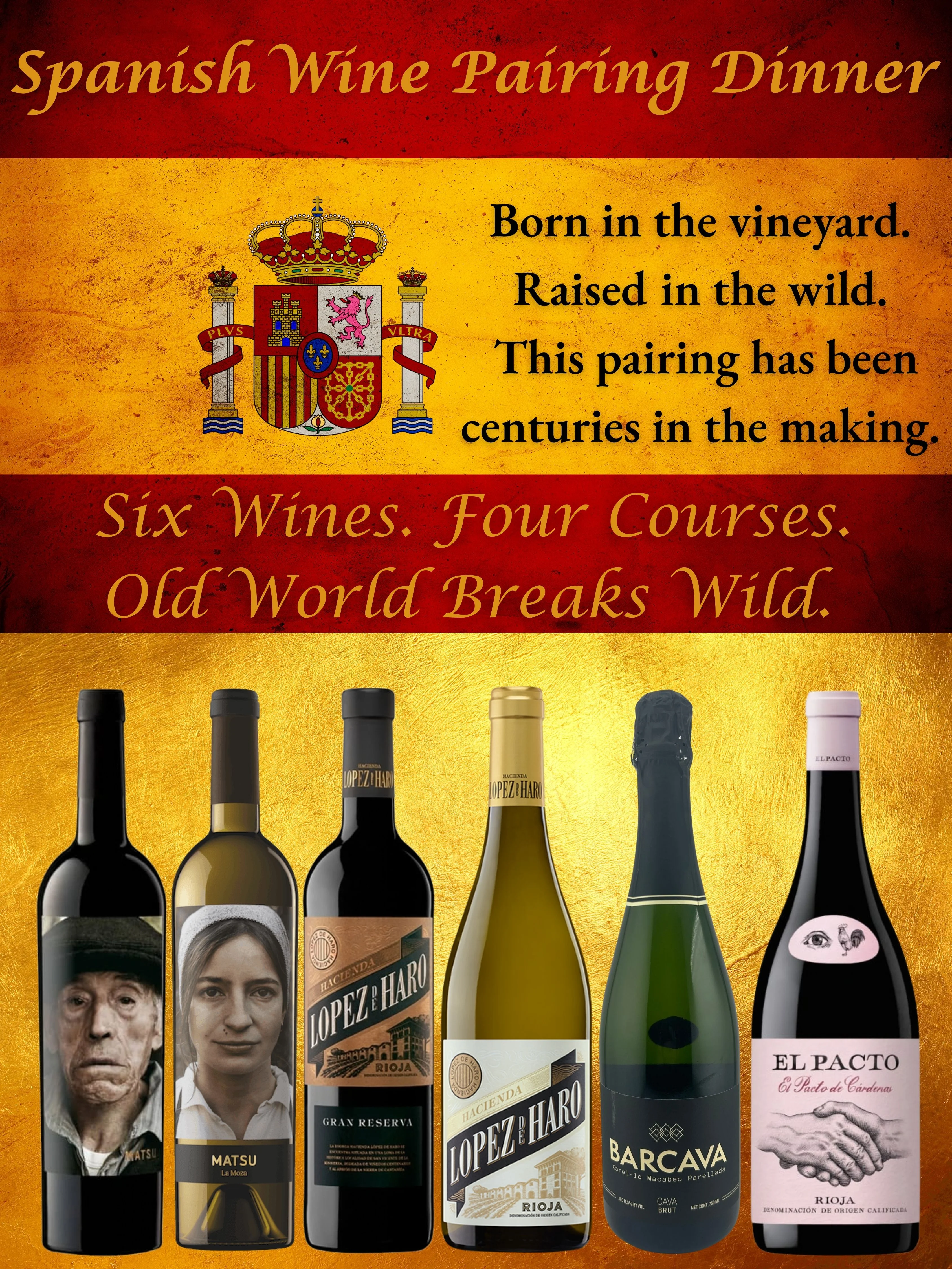Spanish Wine Pairing Dinner