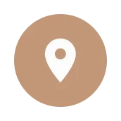 Location pin icon representing a restaurant