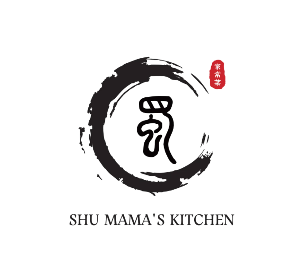 Logo of Shu Mama's Kitchen featuring a stylized design