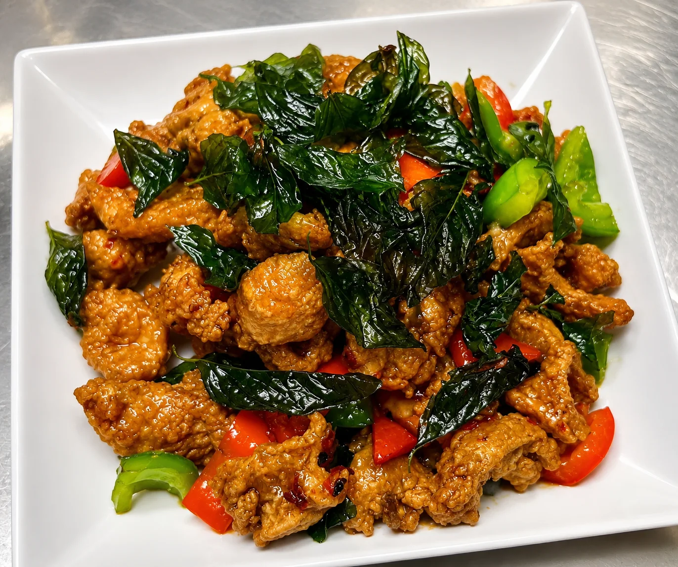 47. Crispy Chicken Basil