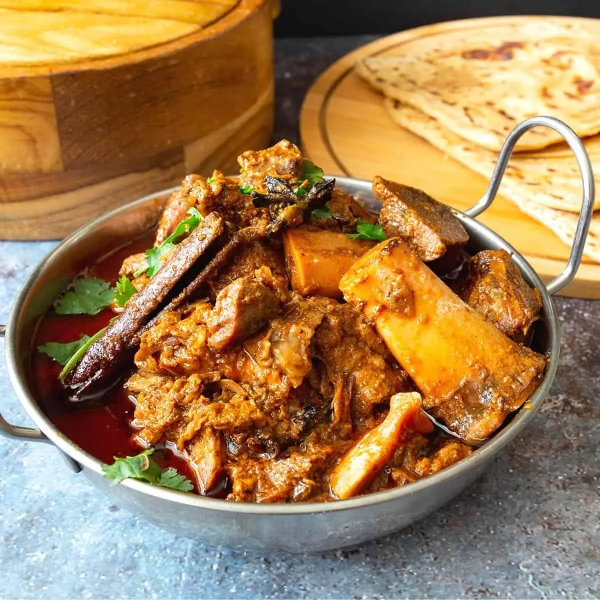 Kadai Goat Curry