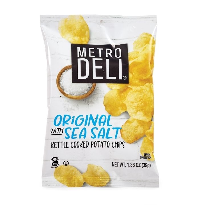 Sea Salt Plain Chips at Goose Feathers Cafe & Bakery