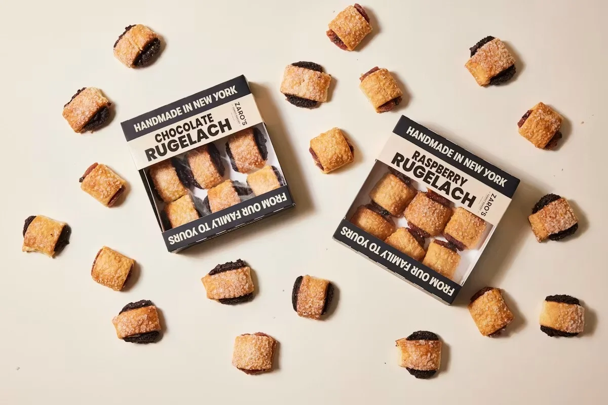 Handmade rugelach pastries from New York