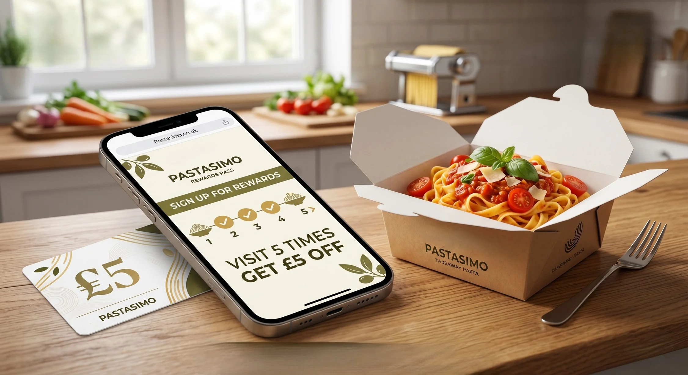 Promotional image showcasing restaurant rewards program benefits.
