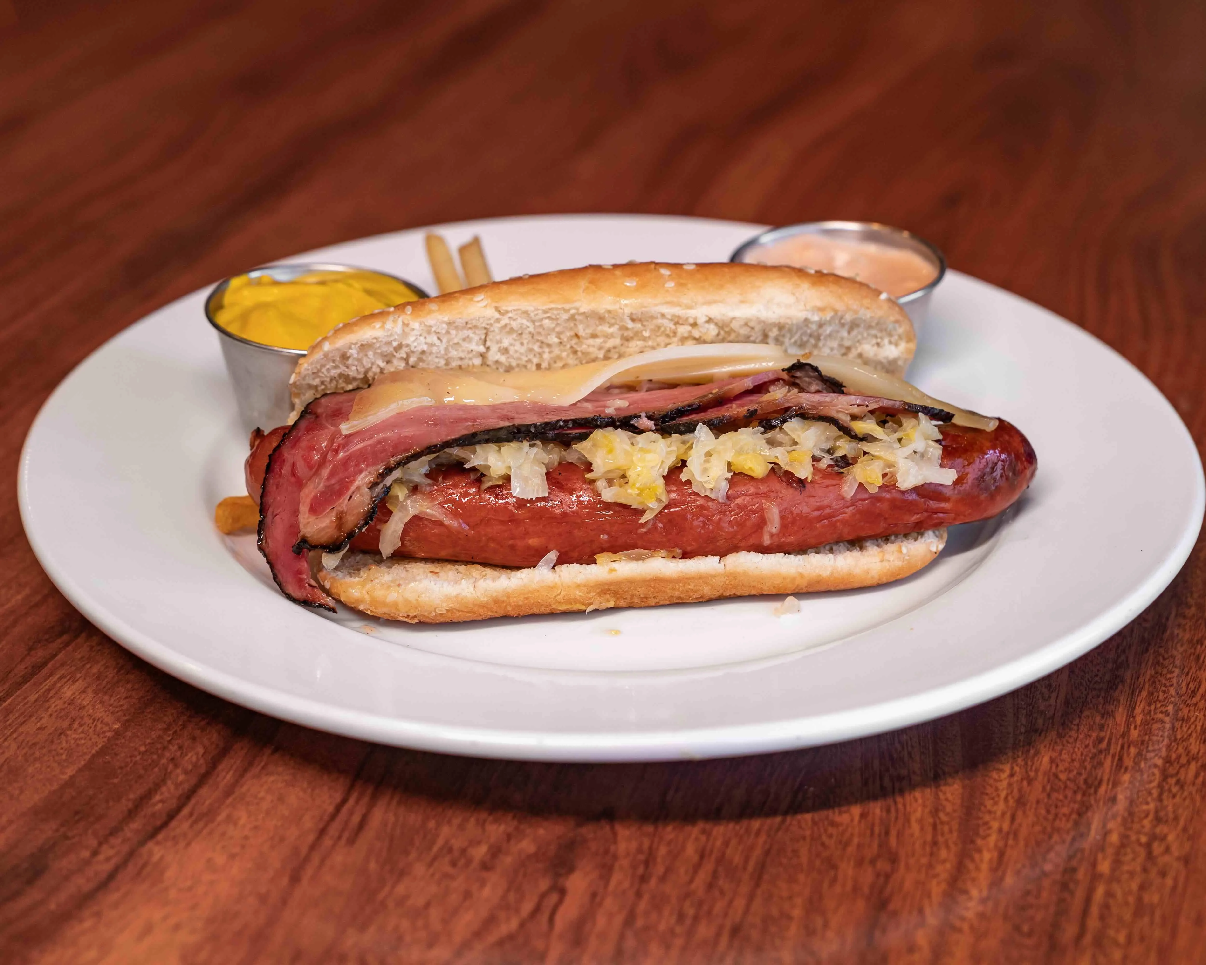 Pastrami Reuben Dog