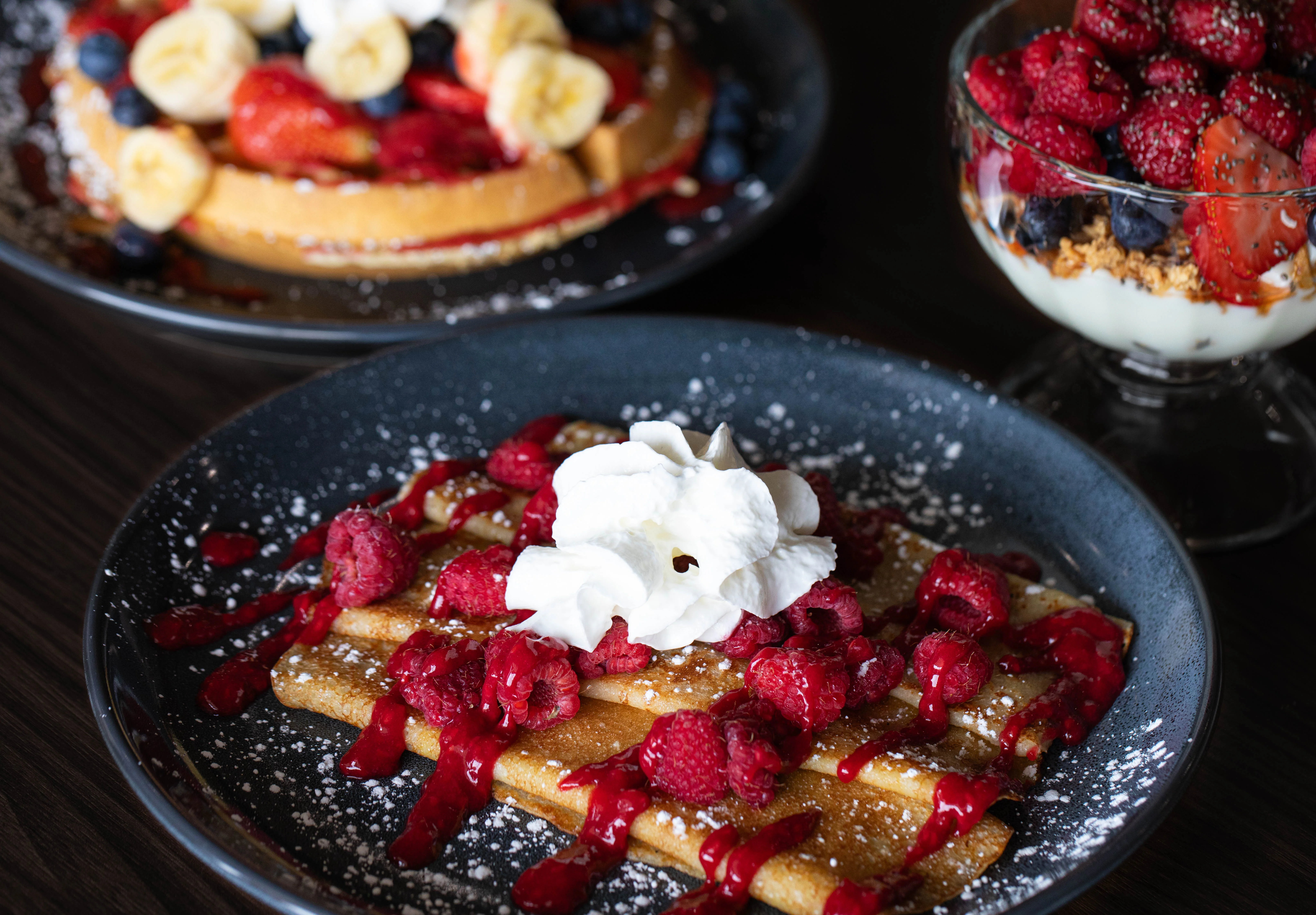 An array of breakfast classics