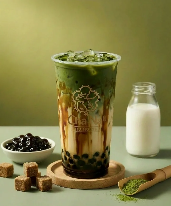 Brown Sugar Matcha Latte