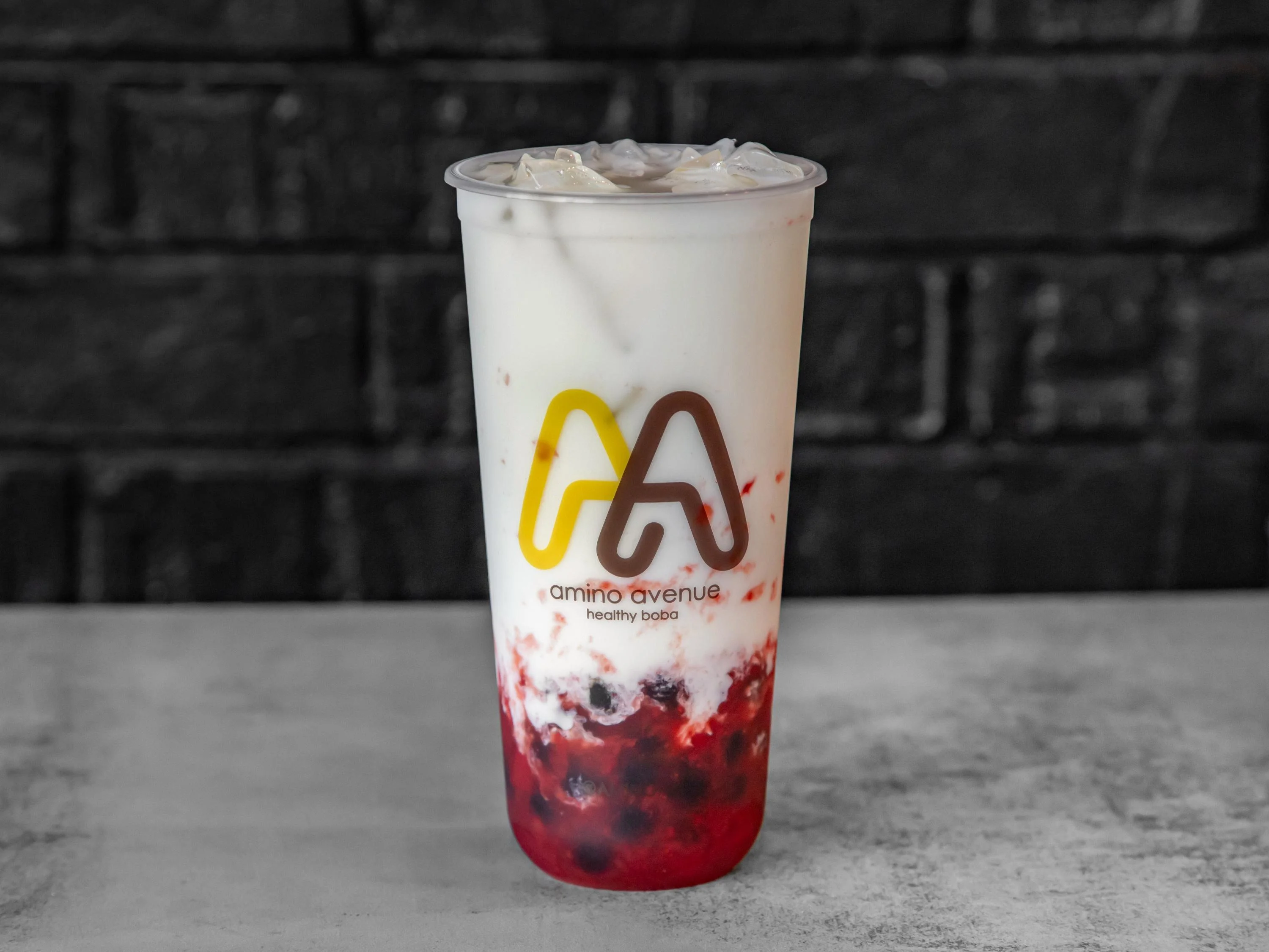 Strawberry Boba Milk 莓恋珍奶