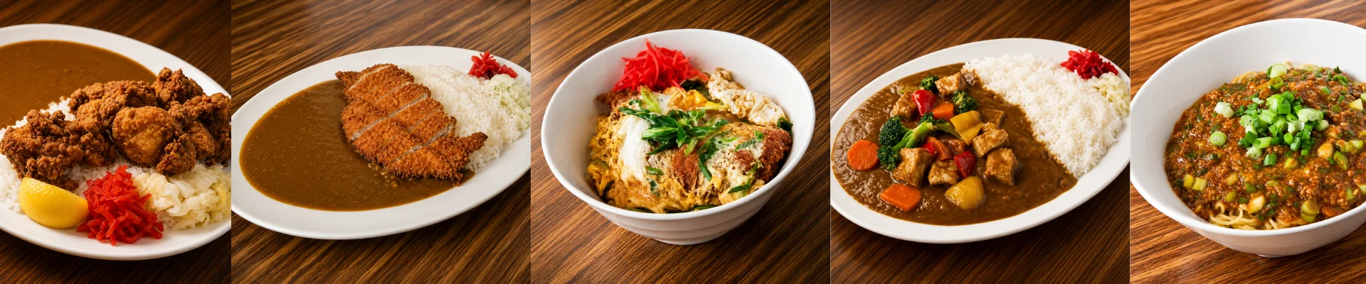 Japanese katsu curry with crispy pork cutlet and rice