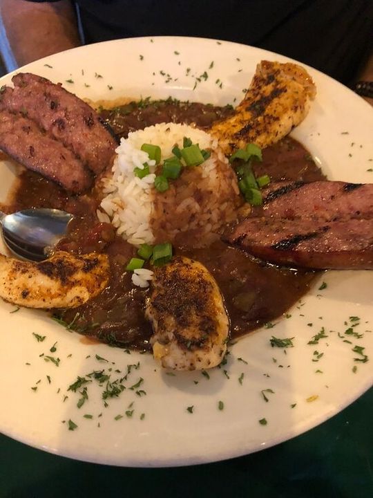 Scallops With Rice Montgomery - Red Beans and Rice with Chicken and Sausage