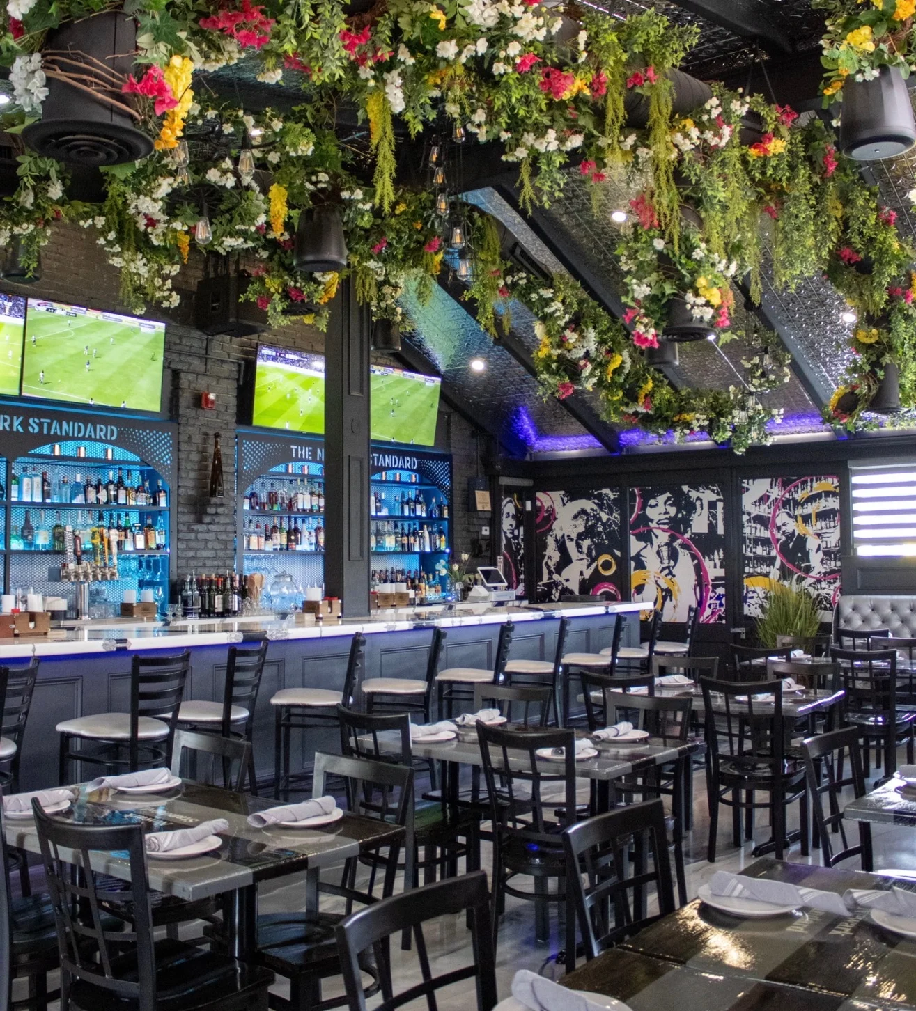 The private room at the Standard Above