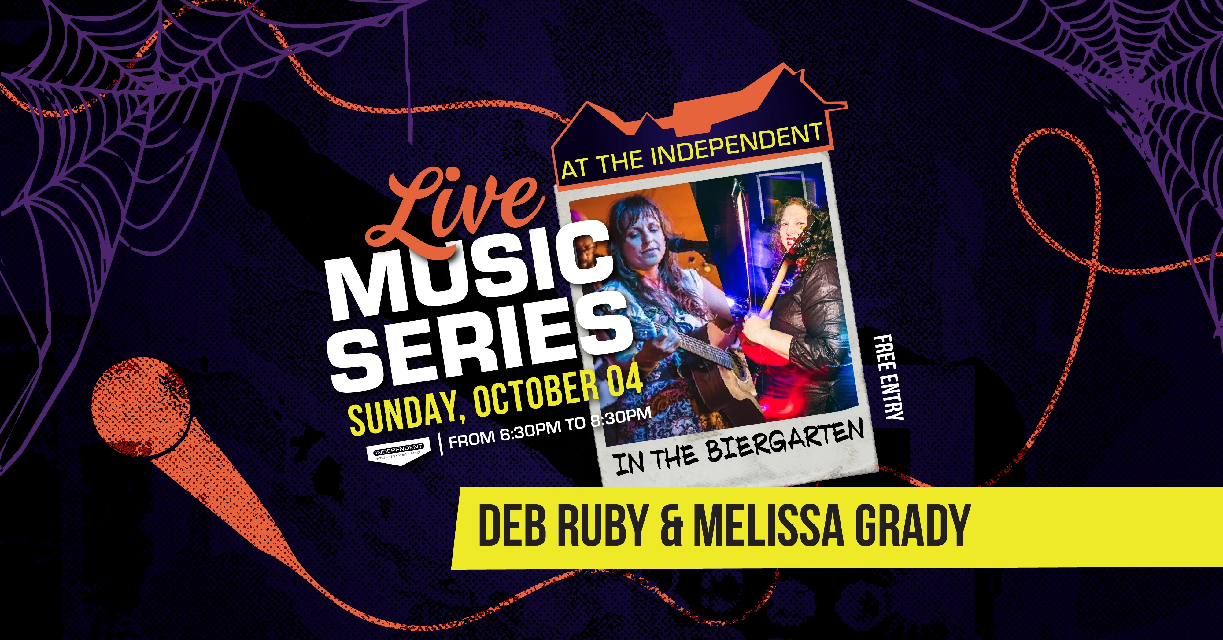 Promotional image for Indie Music event featuring Todd Murphy.